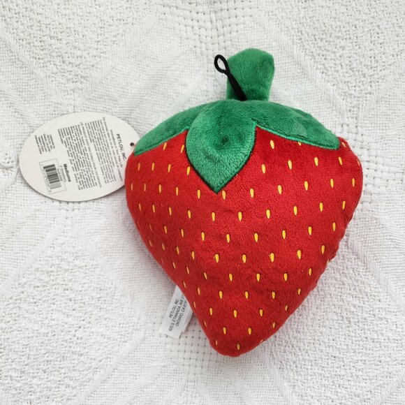 Strawberry Squeak Dog Toy - Picture 2 of 2